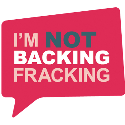Not Backing Fracking